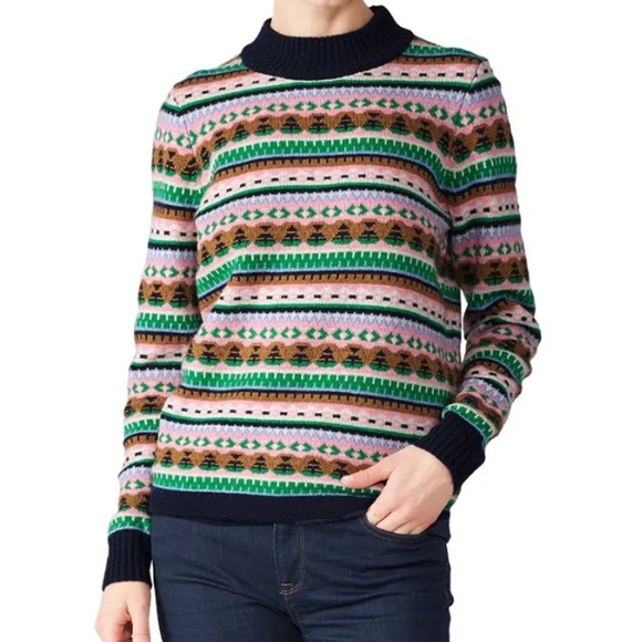 J. Crew Kris All Over Fair Isle Sweater XXS - Picture 1 of 4